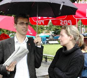 Schirmherr Stefan Liebich; Foto: Axel Hildebrandt