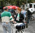 Aktionstag gegen Hartz in Kreuzberg; Foto: Axel Hildebrandt