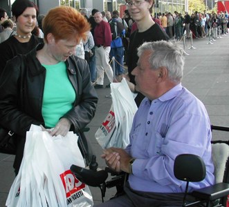 im Gespräch; Foto: Axel Hildebrandt