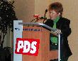auf dem Landesparteitag der PDS Thüringen; Foto: privat
