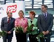 Gregor Gysi, Gesine Lötzsch, Petra Pau und Stefen Liebich; Foto: Axel Hildebrandt