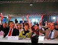 1. Parteitag der LINKEN in Cottbus; Foto: Elke Brosow