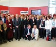 Vertreter/innen der LINKEN zur Bundespräsidentenwahl; Foto: Axel Hildebrandt