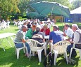 im Ziel des Marzahn-Hellersdorfer Seniorenwandertages; Foto: Axel Hildebrandt