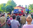 Wahl-Tour an der Plaza; Foto: Axel Hildebrandt