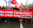 DIE LINKE mit dabei bei der Verhinderung des Nazi-Aufmarsches in Dresden; Foto: Elke Brosow