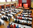 Landesparteitag der Berliner Linkspartei; Foto: Elke Brosow