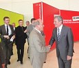 Der Kandidat der SPD und der Grünen für das Bundespräsidialamt stellt sich in der Fraktion DIE LINKE vor; Foto: Axel Hildebrandt