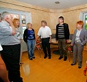 Mit Bernhard Schneider, Leiter der Schwäbischen Jugendbildungs- und Begegnungsstätte (Mitte; Foto: Elke Brosow