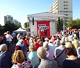 Berliner Wahlkampf - Prerower Platz; Foto: Axel Hildebrandt