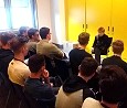 Besuch aus dem Otto-Nagel-Gymnasium im Bundestag; Foto: Axel Hldebrandt