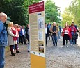 Gedenkstele am ehemaligen Friedhof der Anstalt Wuhlegarten eingeweiht; Foto: Axel Hildebrandt