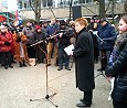 Gedenken an Fabrik-Aktion; Foto: Axel Hildebrandt