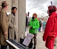 Osterüberraschung vom DRK und mit Andrej Hermlin; Foto: privat