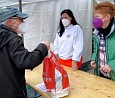 DRK-Aktion auf dem Helene-Weigel-Platz; Foto: DRK