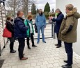 Besuch der Unterkunft für Geflüchtete in Steglitz-Zehlendorf; Foto: Feliks