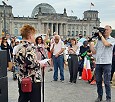 Lage unterdrückter Frauen im Iran - Protestaktion 'Walk for freedom'; Foto: Axel Hildebrandt