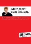 Mein Wort zum Podium.