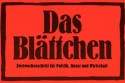 Das Blättchen