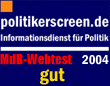 politikerscreen-Gütesiegel